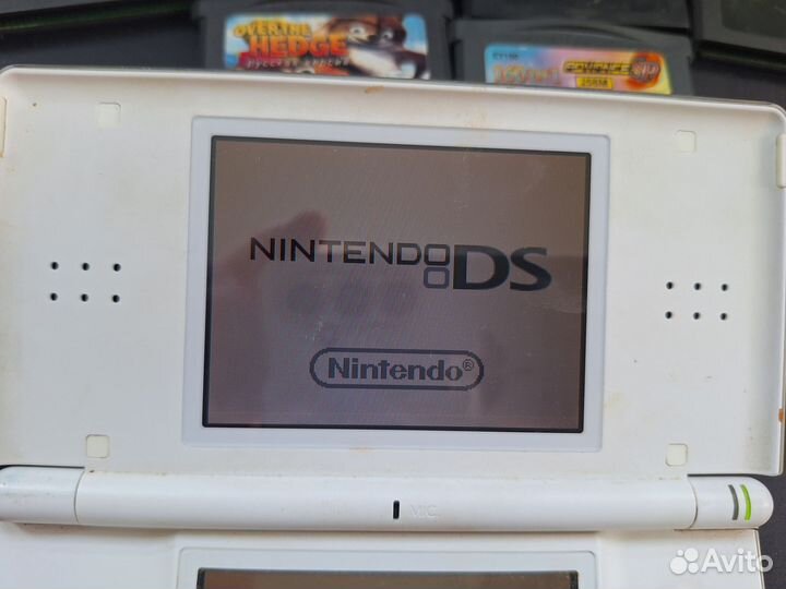 Nintendo ds lite+картриджи