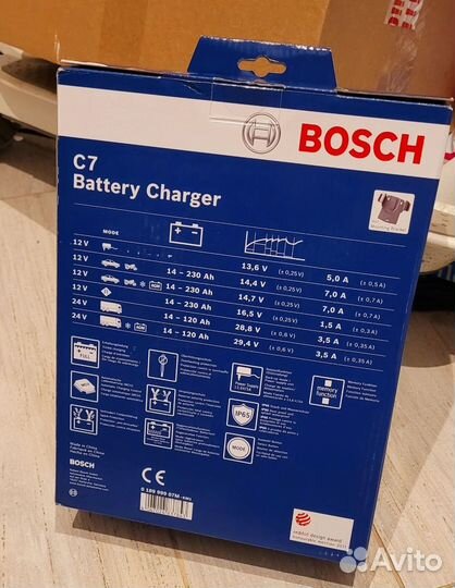 Зарядка доя акб авто (мото) Bosch C3