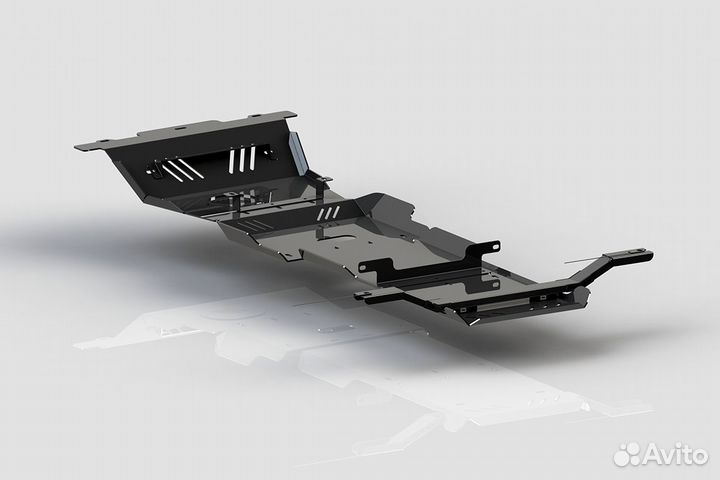 Защита картера двигателя и кпп BMS Тойота Прадо150