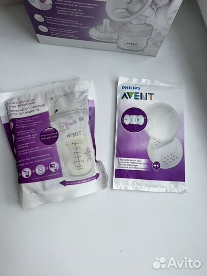 Молокоотсос ручной philips avent комлект