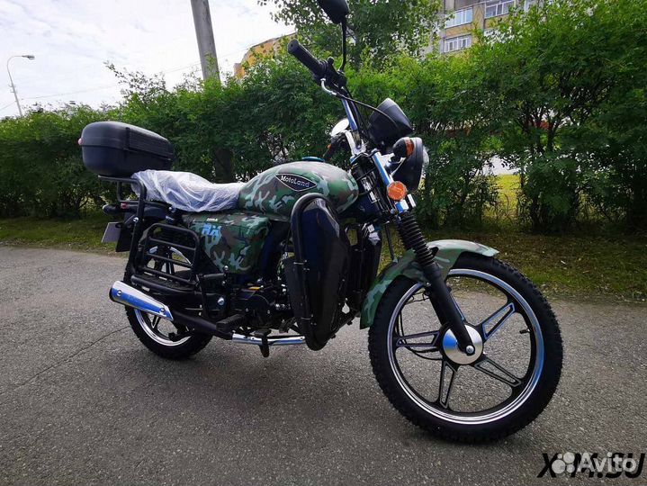 Мопед motoland альфа RX LUX 11 черный