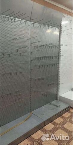 Стеллаж торговый перфорированный металлический