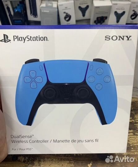 Джойстик PS5 DualSense Blue (оригинал)