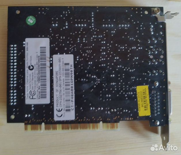 Аудиокарта карта Creative SB Live SB0100