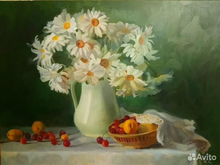 Картина маслом на холсте пейзаж искусство