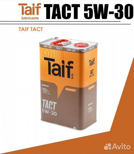 Масло моторное Taif Tact 5w-30 A3/B4 (4л)