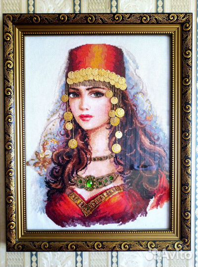 Вышитая картина (бриллиант души моей)