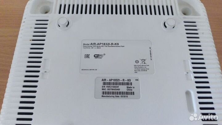 Точка доступа wifi Cisco AIR-AP1832i-R-K9