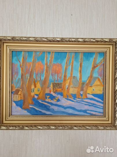 Картина маслом на холсте пейзаж