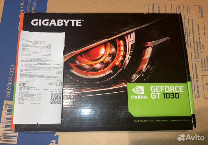 Видеокарта gigabyte GeForce GT 1030