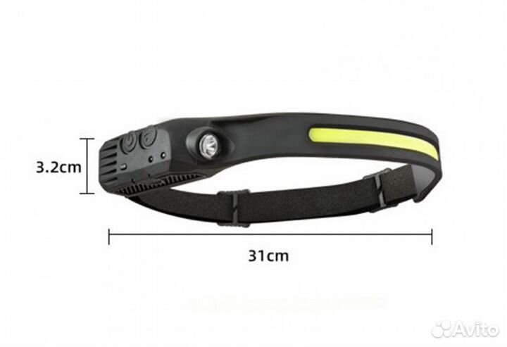 Фонарь налобный гибкий