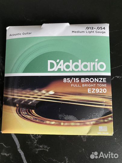 Струны D’addario ez 920