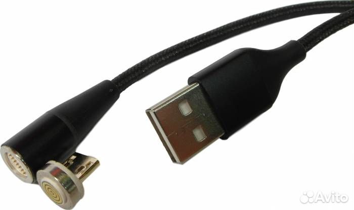 Кабель micro USB M98 Plus, магнитный (зарядка и пе