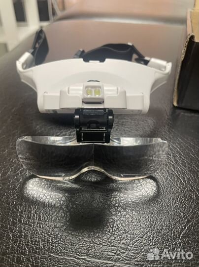 Очки лупа с подсветкой