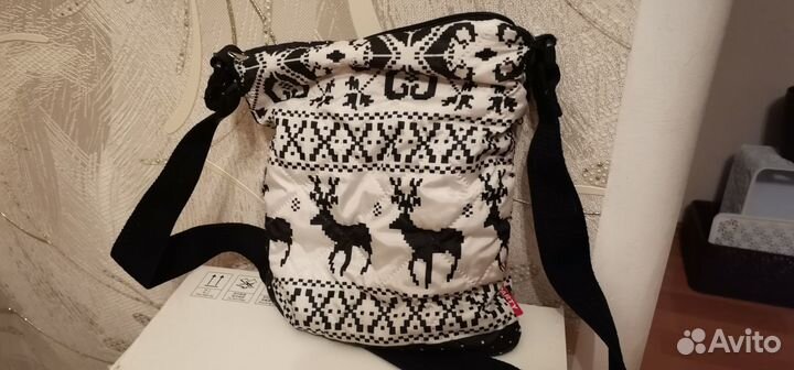 Стеганая сумка планшет