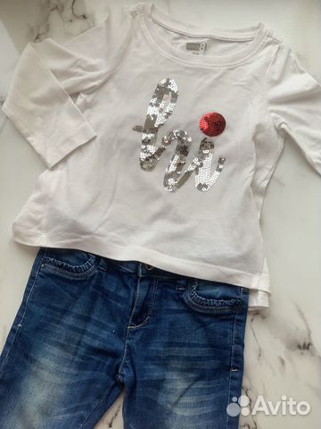 Джинсы 104 mayoral и кофточки пакетом 3-4 года