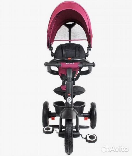 Трехколесный велосипед коляска складной