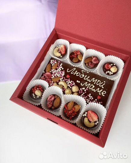 Коробка для конфет (16 шт.) и шоколада