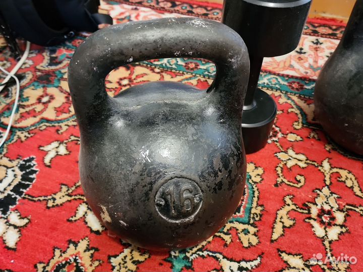 Гиря 16 -32 Гантели 8 и 16кг