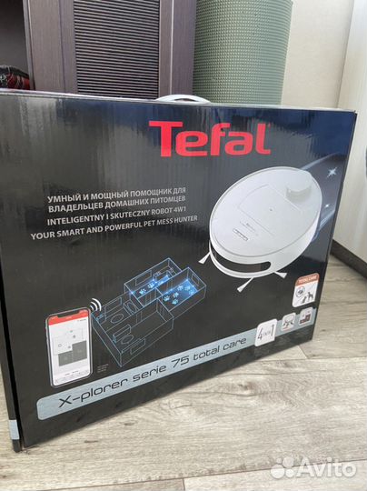 Робот пылесос tefal 75