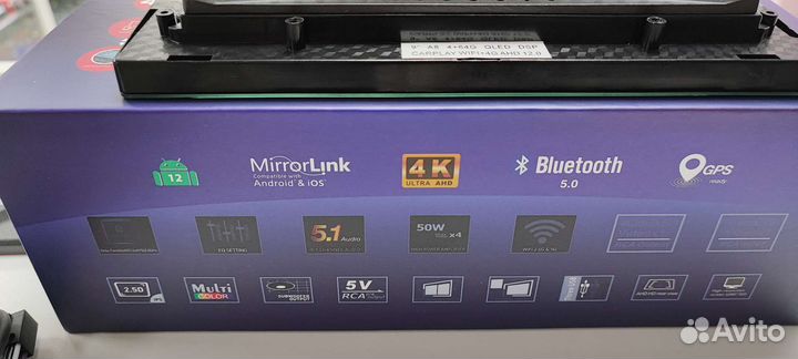 Магнитола 9 дюймов 4/64 Bos-mini A8 с sim DSP