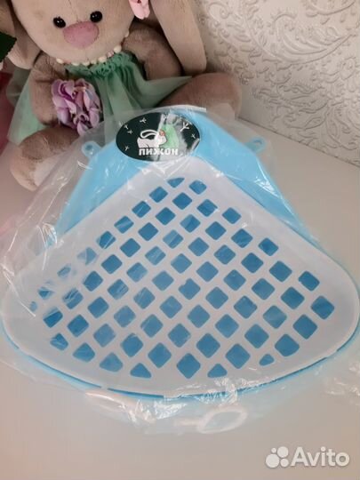 Туалет угловой лоток новый для кроликов и грызунов