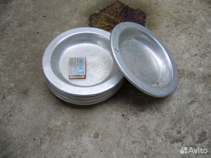 Тарелки ретро (нерж) и (алюм) СССР