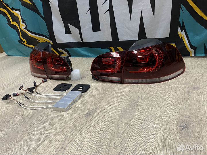 Фонари задние Golf 6 GTI R R20 комплект