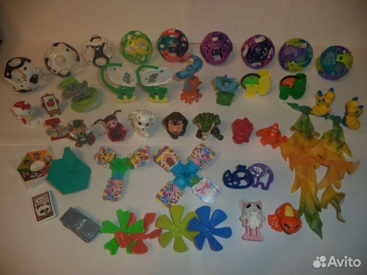 Пакет 300 игрушек из киндер-сюрприза 2012-2017 гг