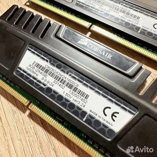 Озу DDR3 1600MHz 1x4gb