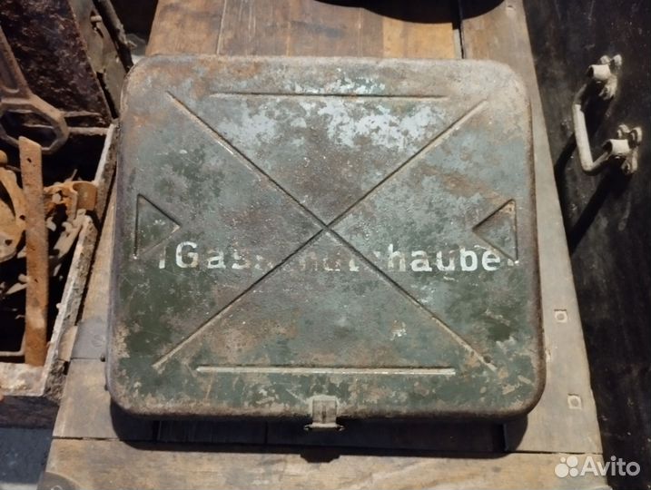 Ящик немецкий Противогаз для раненых