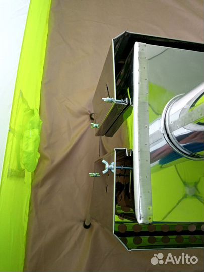 Печь походная Пошехонка Средняя на 30 л. c экранам