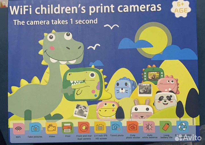 Детский фотоаппарат моментальной печати