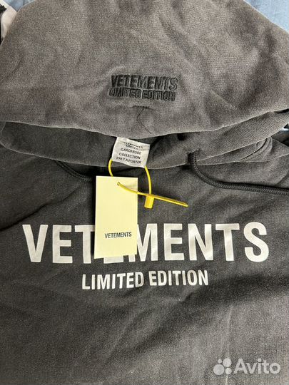 Худи Vetements oversize