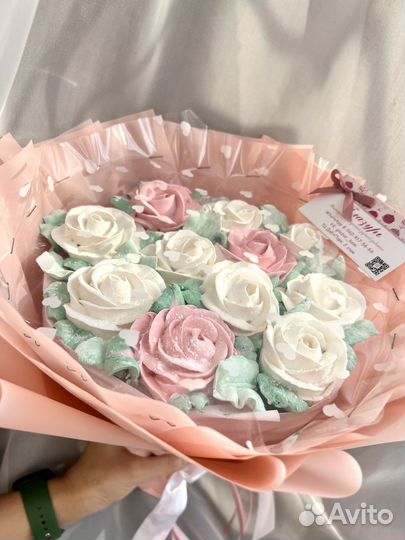 Букет из зефира на день учителя/воспитателя