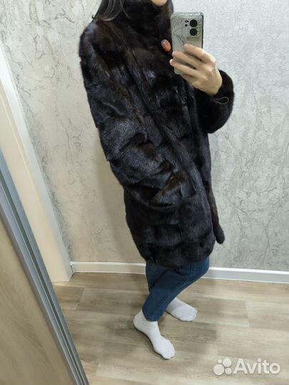 Шуба норковая L