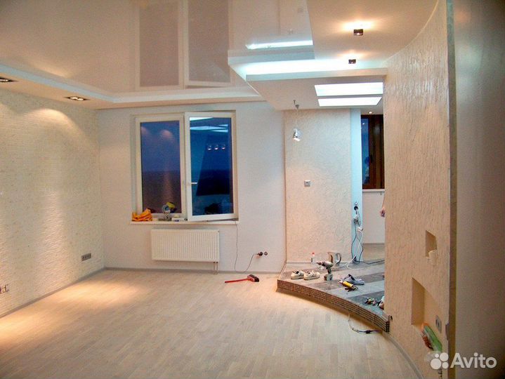 Отделочные работы под ключ. Стройка дома с нуля