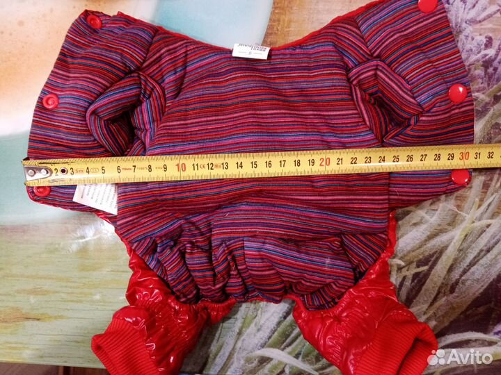 Зимний комбинезон для маленькой собаки