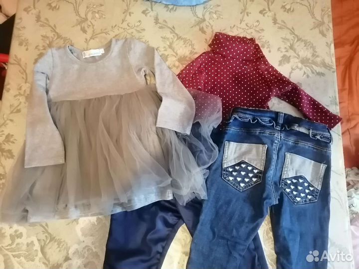 Вещи пакетом для девочки 80