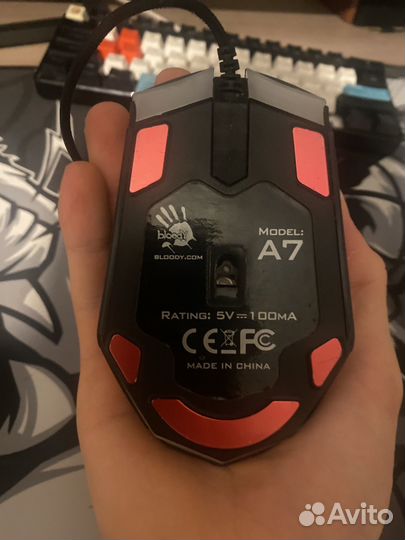 Игровая мышь bloody a7