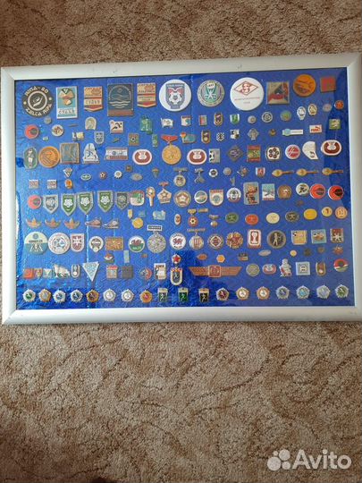 Коллекция значков по теме спорт