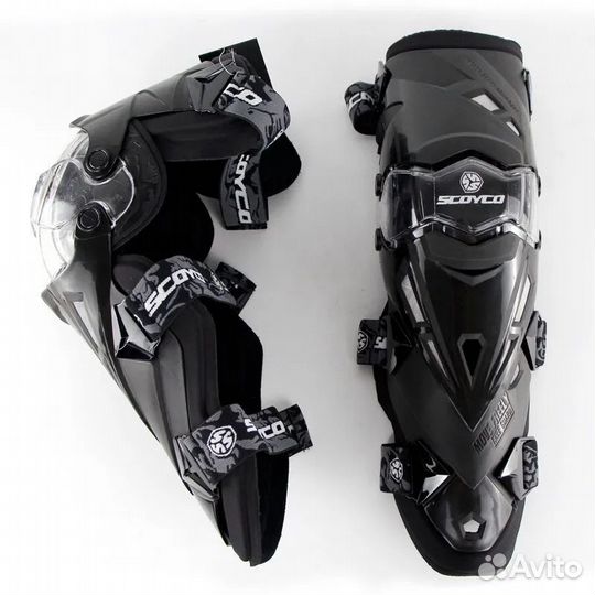 Наколенники шарнирные Scoyco K12 (черный)