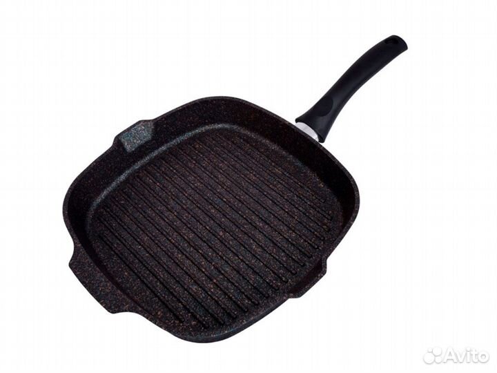 Сковорода-гриль с антипригарным покрытием со