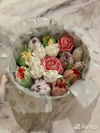 Зефирные тюльпаны