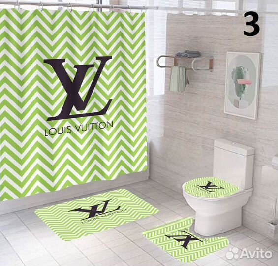 Набор для ванной и туалета из 4-х предметов