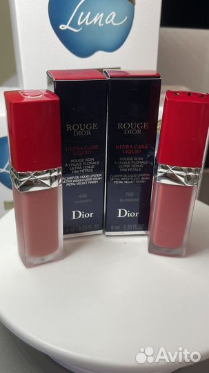 Dior rouge 750, 446 Блеск помада для губ