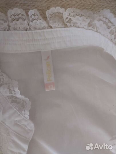 Нарядная школьная блузка 158