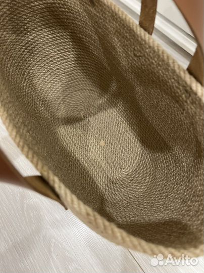 Cумка джутовая плетеная повседневная пляжная