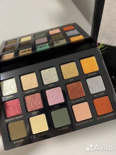 Adept cosmetics samarian sunset палетка теней