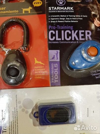 Кликер для дрессировки собак.Новые в упаковке